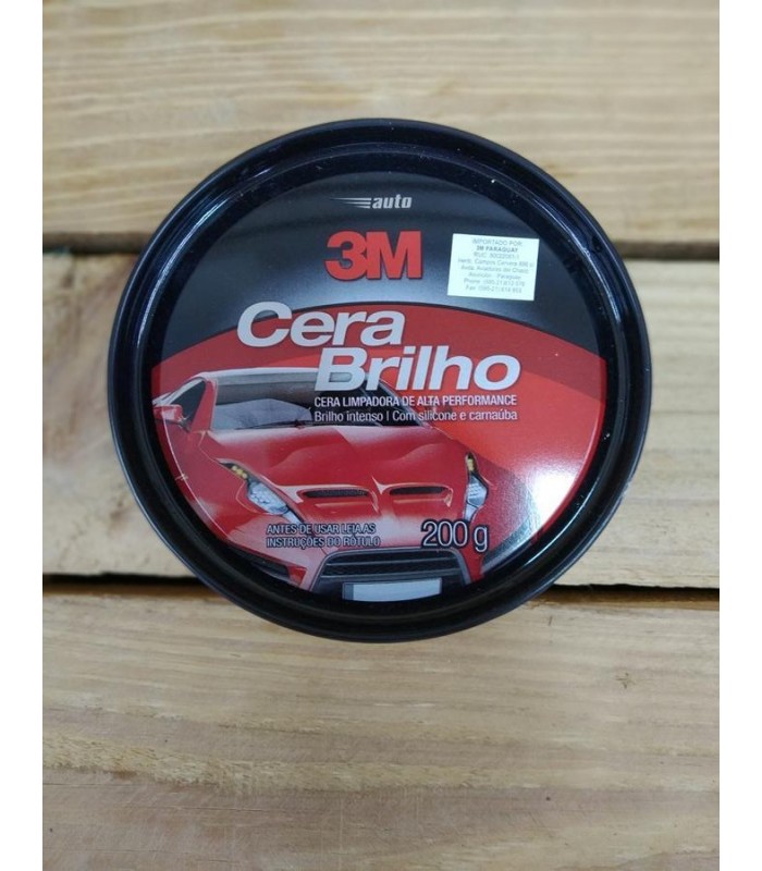 CERA BRILLO P/AUTO 3M 200GR 124152