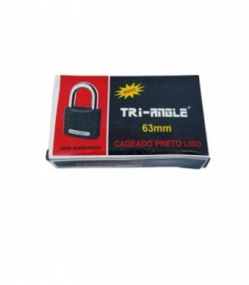 CANDADO NEGRO 63MM TRI-ANGLE 306303