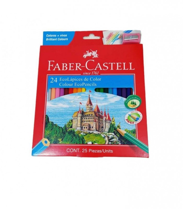 LAPIZ D/COLOR 24PCS FABER LAP4655 545576