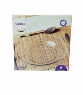 JGO.DE PLATO HONDO 6PCS DURALEX  986808