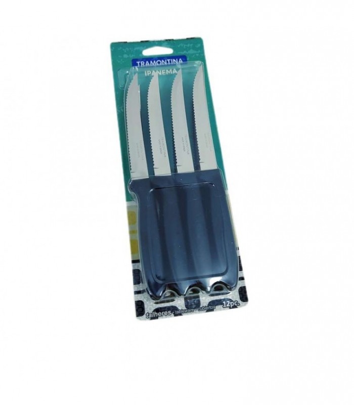 CUCHILLO NEGRO 12PCS TRAMONTINA 23360-905