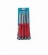 CUCHILLO ROJO 12PCS TRAMONTINA 23360-975