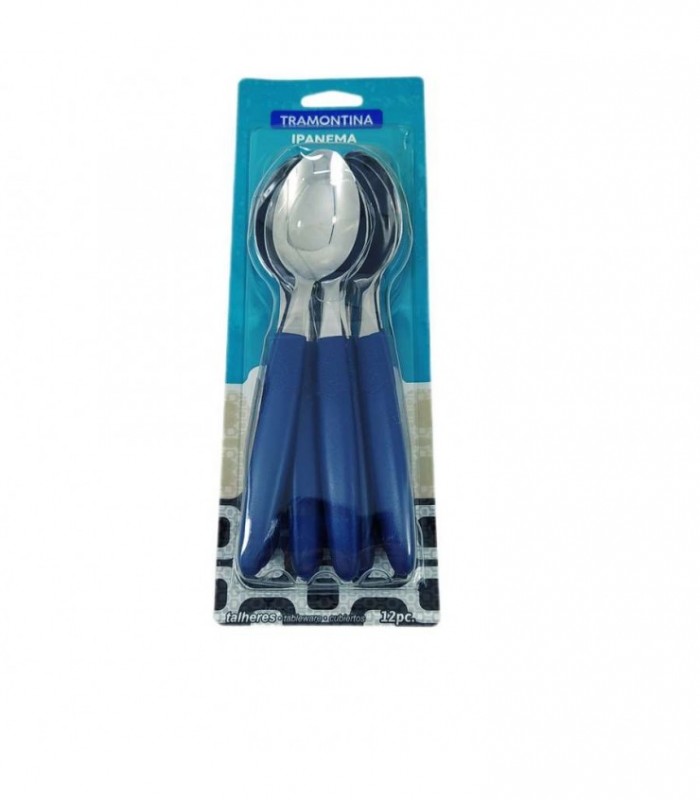 CUCHARA TRAMONTINA AZUL 12PCS 23363-910