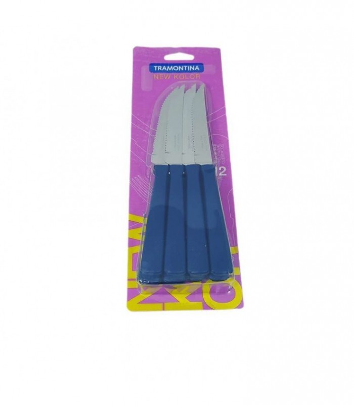 CUCHILLO 12PCS AZUL NEW KOLOR TRAMONTINA 23160-914