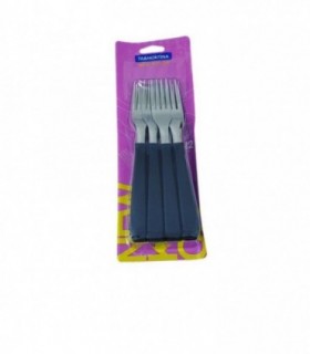 TENEDOR 12PCS NEGRO NEWKOLOR TRAMONTINA 23162-900