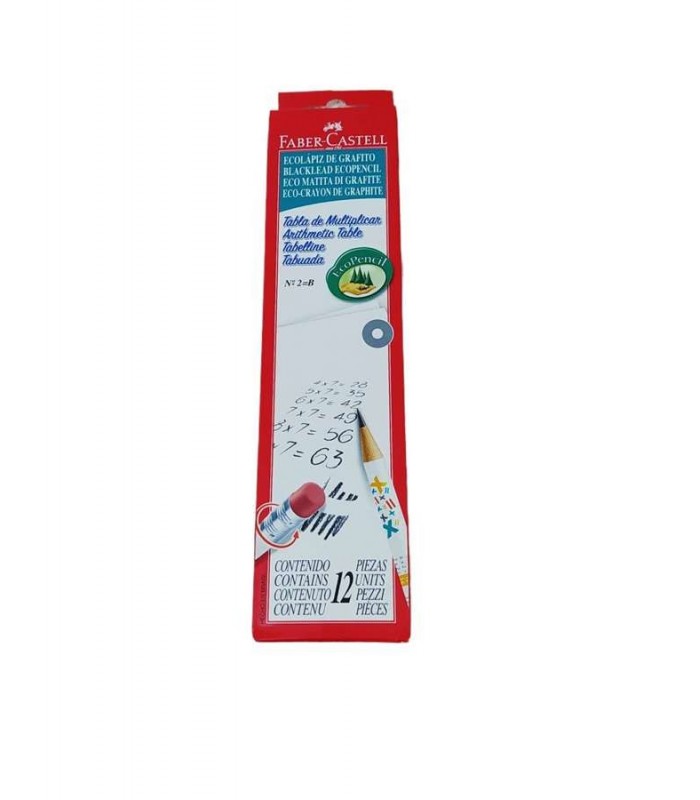 LAPIZ D/ PAPEL FABER CAST 12PCS TABLA D/ MULT 933B