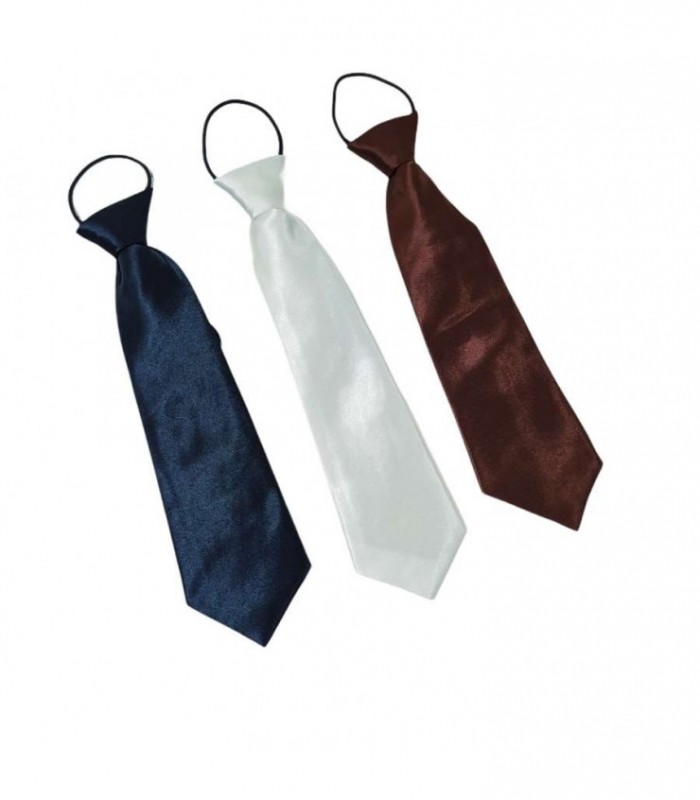 CORBATA INFANTIL SEDA NEGRO