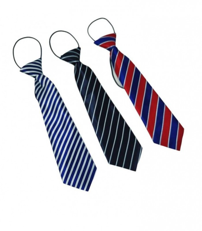 CORBATA INFANTIL PQ LISTRADO CON GOMA