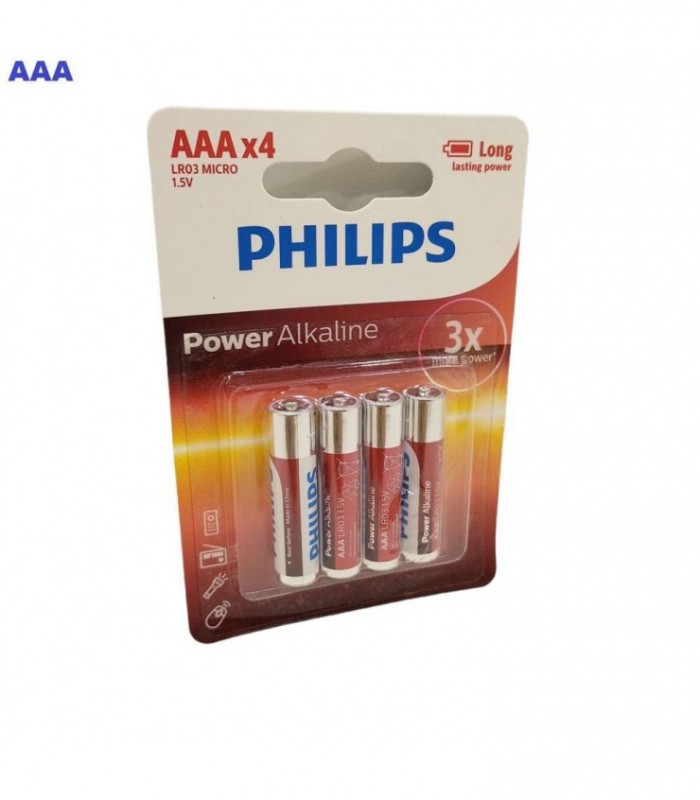 CART.PILA (AAA)ALKA.4PCS PHILIPS 620039  8