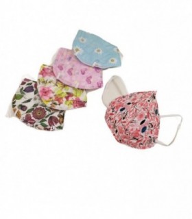 TAPA BOCA KN95 AD.FLOREADO 1PC 2114