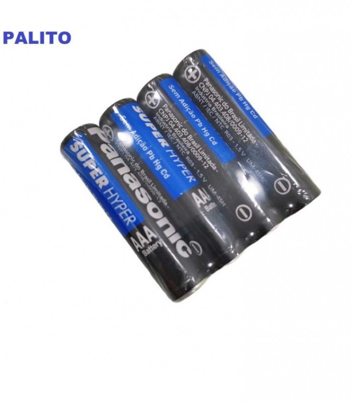 PILA PANASONIC 4PCS PALITO AAA 203040
