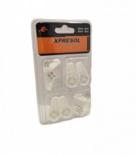 CART GANCHO PLAST 8PCS EXPRESOL 30MM-40MM
