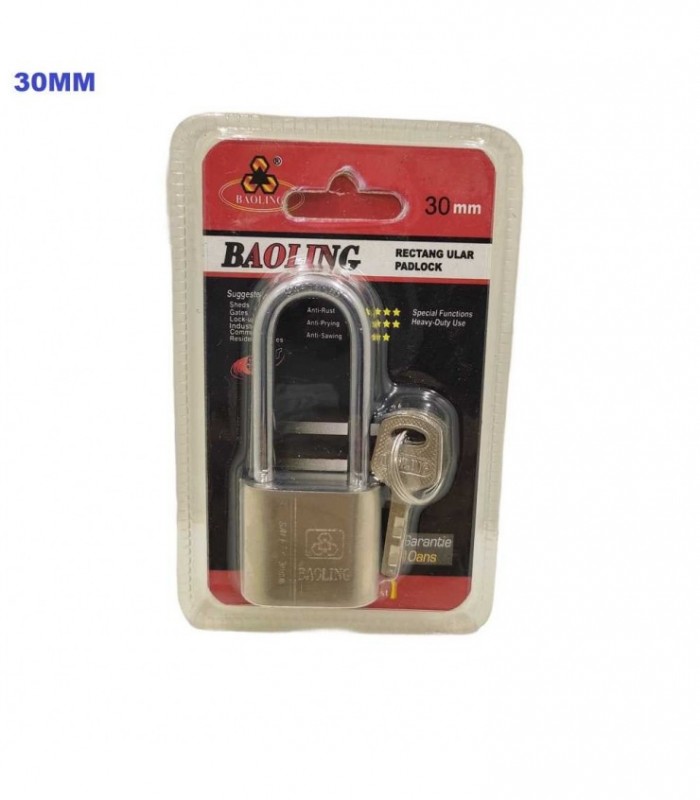 CANDADO 30MM LC-30 BAOLING LARGO 000300