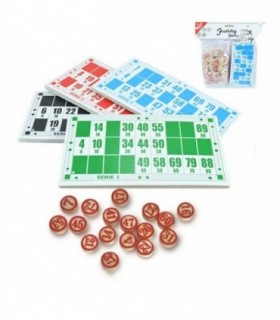 BINGO C/CARTON MADERA LOTERIA 18132 8667