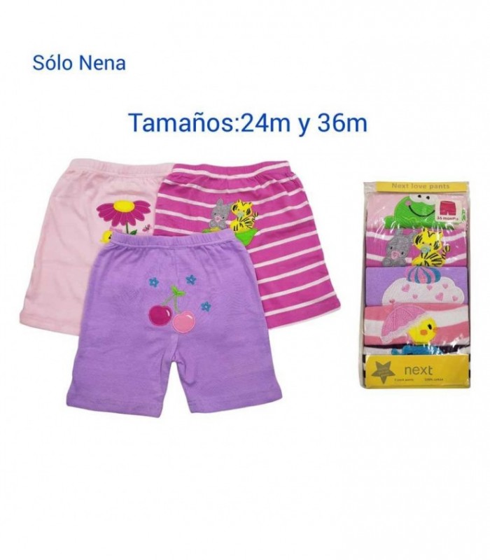 SHORT INFANTIL NENA 24M MESES NEXT N/B 87238