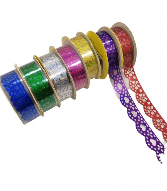 CINTA D/ REGALO TRANSPARENTE 1M-1.8CM 105054