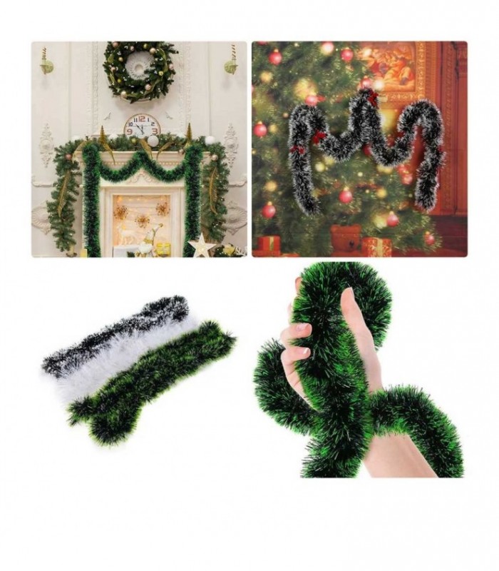 GUIRNALDA ADORNO NAVIDEÑO 8CM-2M VARIAD  91575
