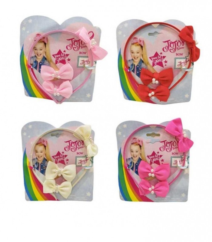 VINCHA KIT 3PCS C-PERLAS 6COLORES JOJO CART 121304