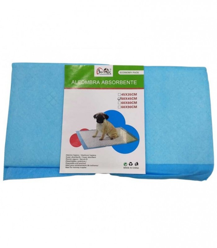 TAPETE DE PERRO 60X45CM 6PCS ABSORVENTES 6045