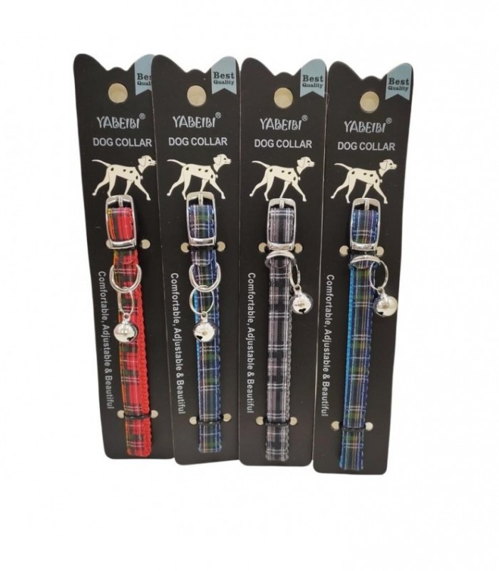 COLLAR P-PERRO XADREZ 1.0X30CM DOG 122981