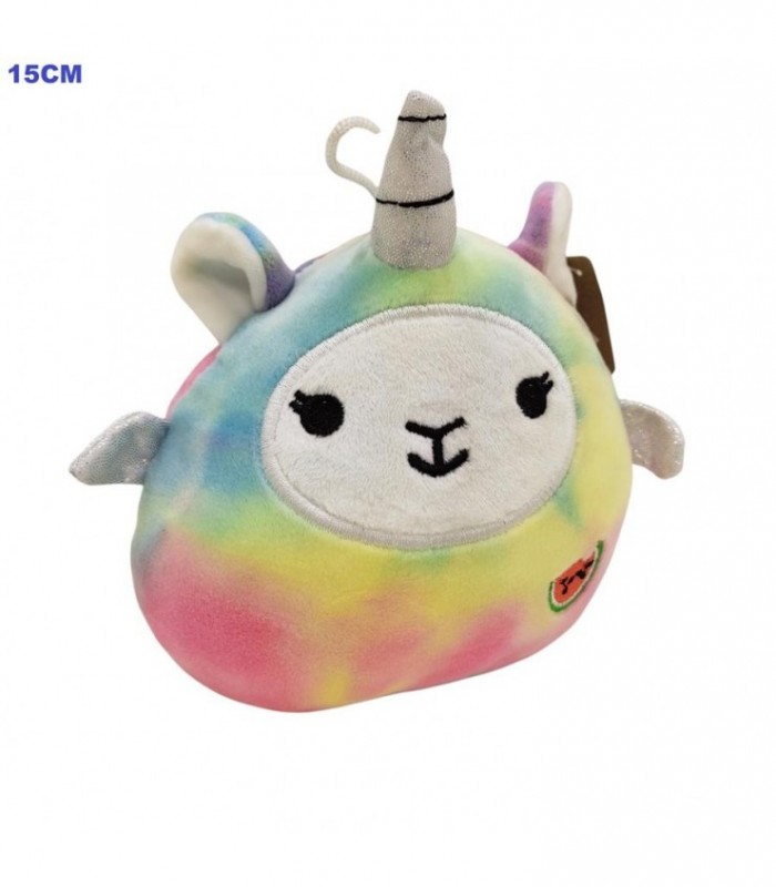 PELUCHE TRICOLOR 15CM UNICORNIO 124533