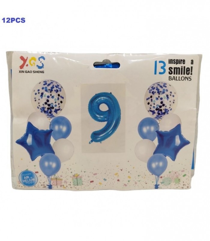 GLOBO 12PCS INF.NUM 1 A 9 125351