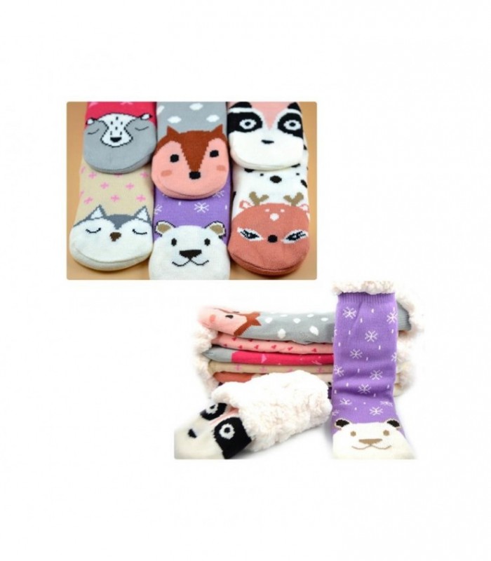 MEDIA C-PELO 16CM 6C DIS.ANIMAL 125527