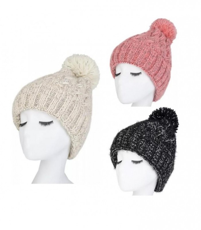 GORRA FEME 4C PELO ADEN.POMPOM 125681