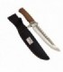 CUCHILLO C/ MANGO MADERA NF6066 6066