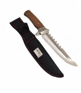 CUCHILLO C/ MANGO MADERA NF6066 6066