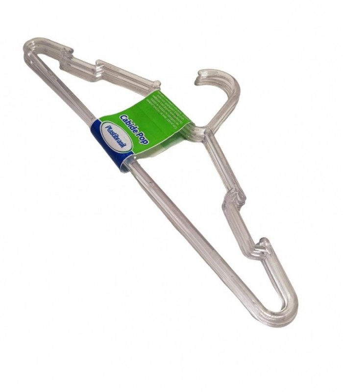 PERCHA ACRILICO 3PCS PLASTIBRASIL 7393-6 730017