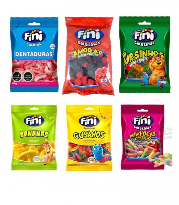 GELATINAS-CHICLE FINI 80G 1PC 7SABOR 790639