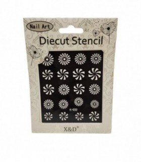 ADESIVO P/UÑA DIECUT STENCIL VARIAD 93321