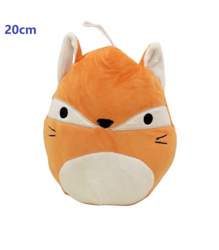 PELUCHE ZORRO C-OREJA 20CM NARANJA 124510