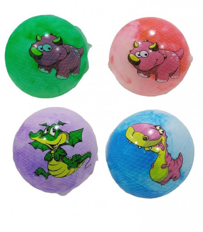 PELOTA DE GOMA C-DISEÑOS VARIOS TRANSP 123877