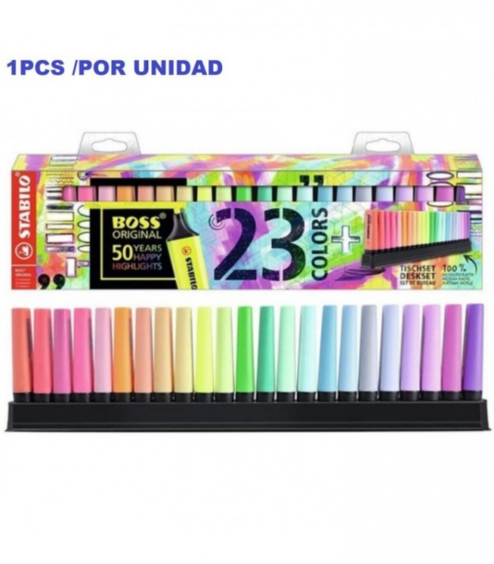 RESALTADOR STABILO 1PC 10CM 23 COLORE 333689