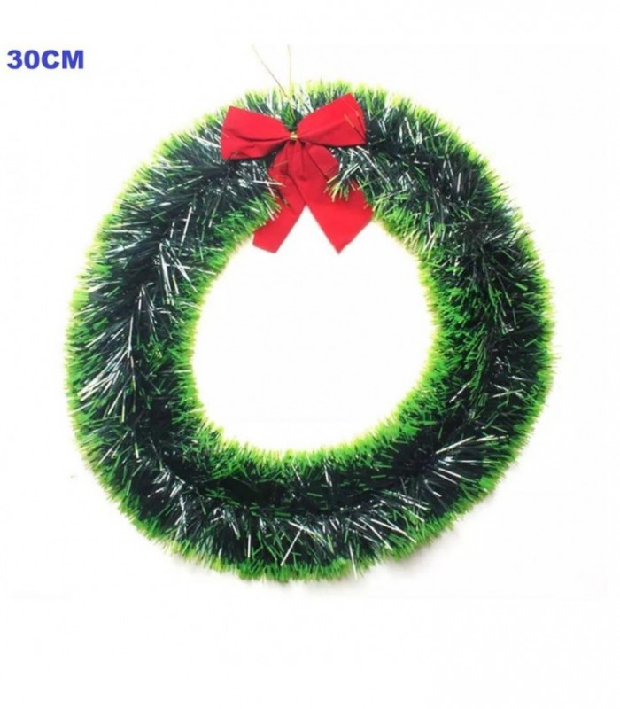 ADORNO P-PUERTA 30CM VERDE C-CAMPANA 120683