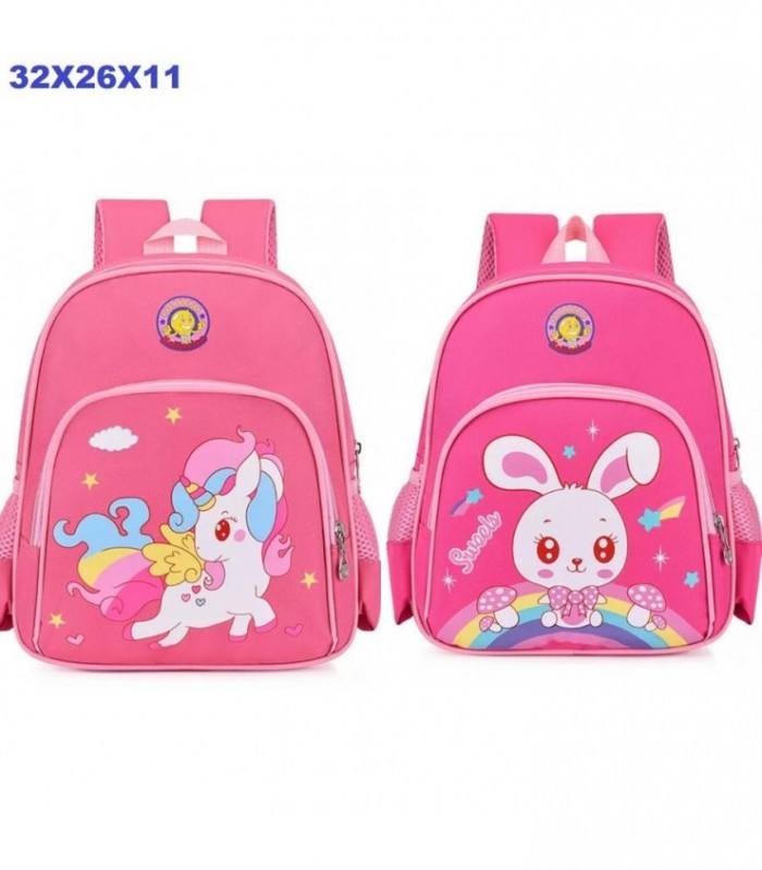 MOCHILA INF.NENA UNI-CONEJO 32X26X11CM 128308