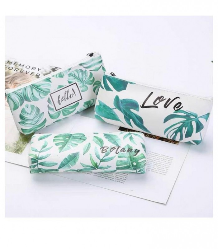 CARTUCHERA LOVE HOJA 20X4.5X6.2CM 128388