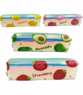 CARTUCHERA FRUTAS 20X4.5X6.2CM 5M 128394
