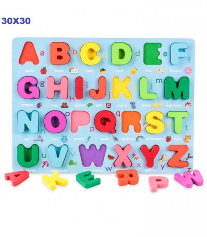 ROMPE CABEZA MADERA 30X30CM ABCDARIO 128704