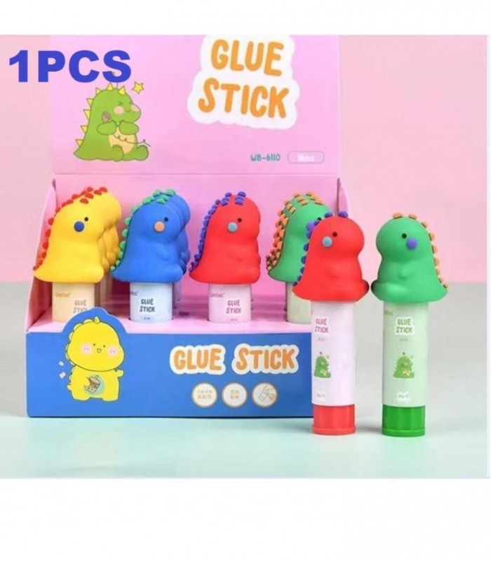 COLA GLUE STICK 8G 1PC DINOSAURIO WD-6110