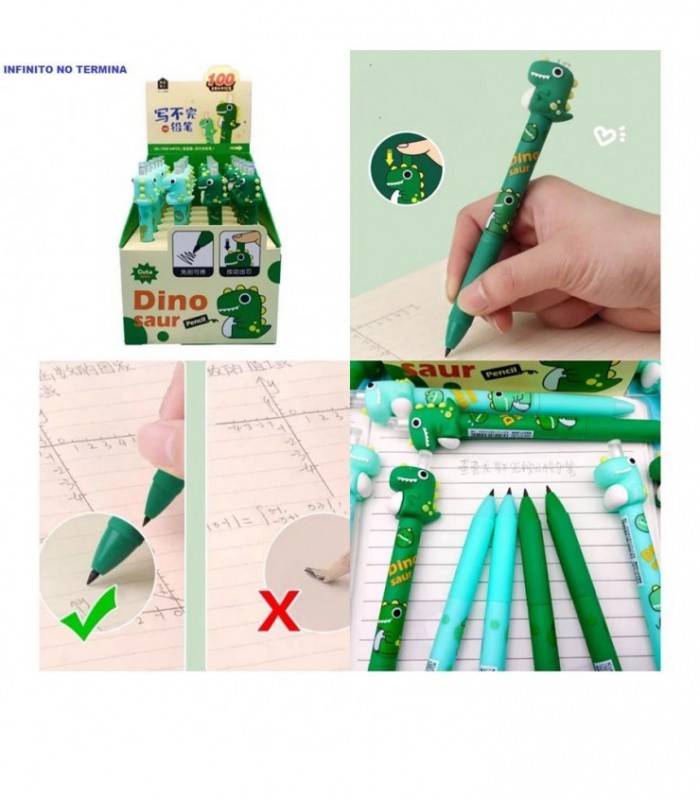 LAPIZ DINOSAURIO 1PC 2C KK-7949