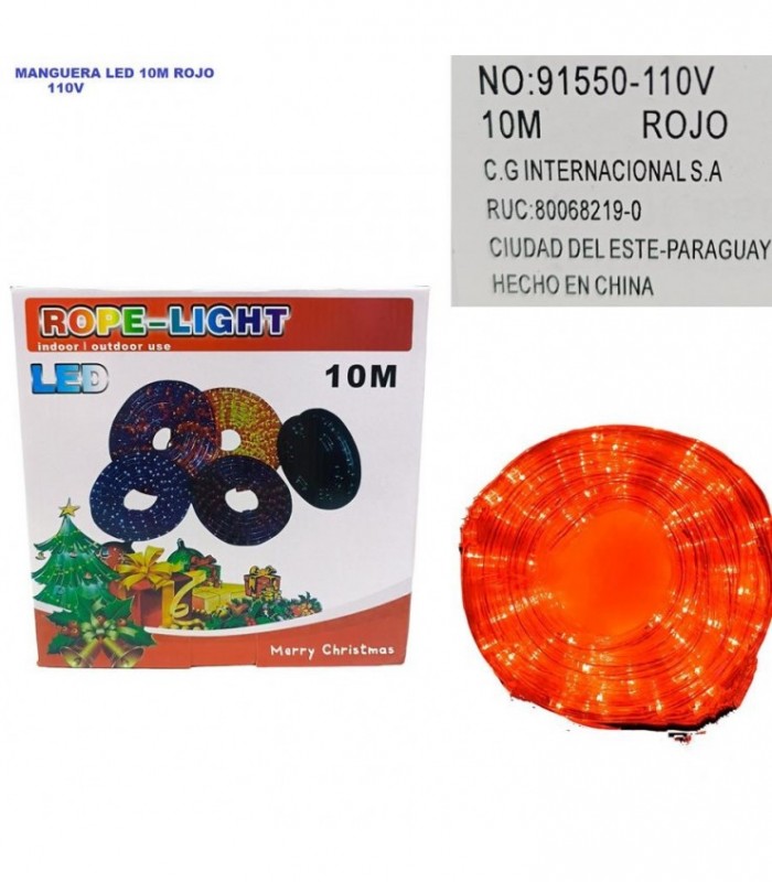 PISCA 6 MANGUERA 10M 110V  ROJO 91550-110