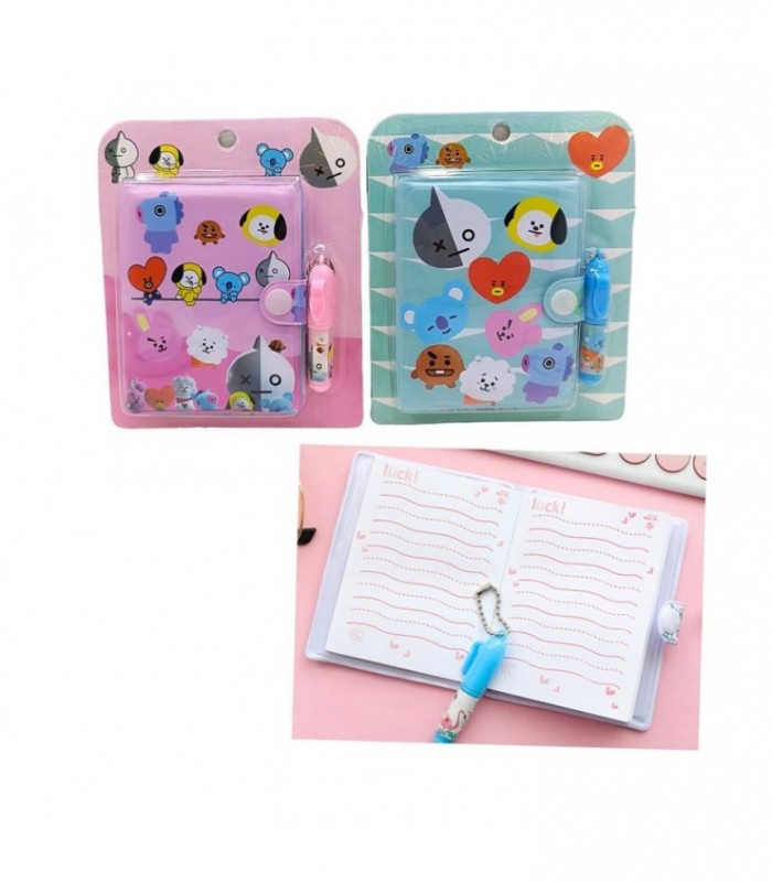 AGENDA MINI CART BTS 2C C-BOLIGRAFO 130360