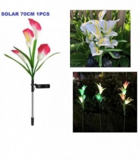 FLOR LUZ SOLAR 70CM 1PC 3C 130287