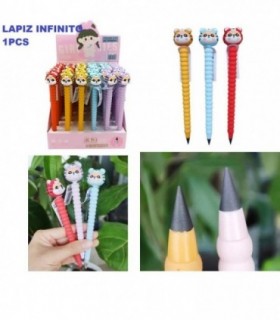 LAPIZ INFINITO DIS.ANIMALES 4C 9101