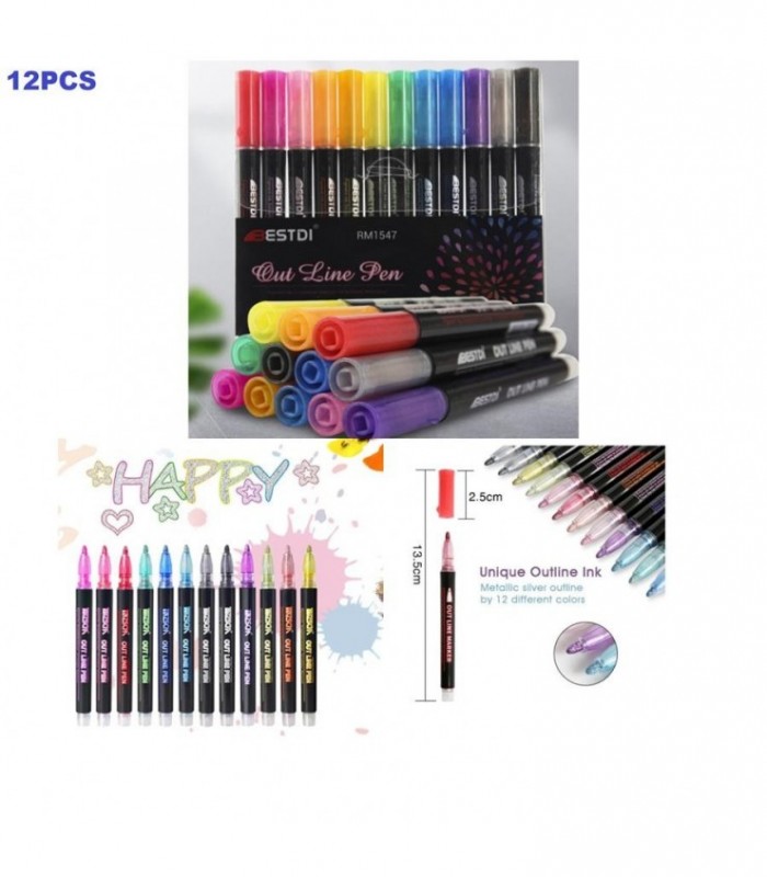 PINCEL 12PCS BESTDI OUT LINE RM1547