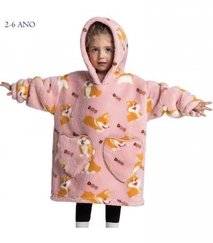 ABRIGO C-GORRA INF.2-6 AÑOS POLAR ROSE 129807
