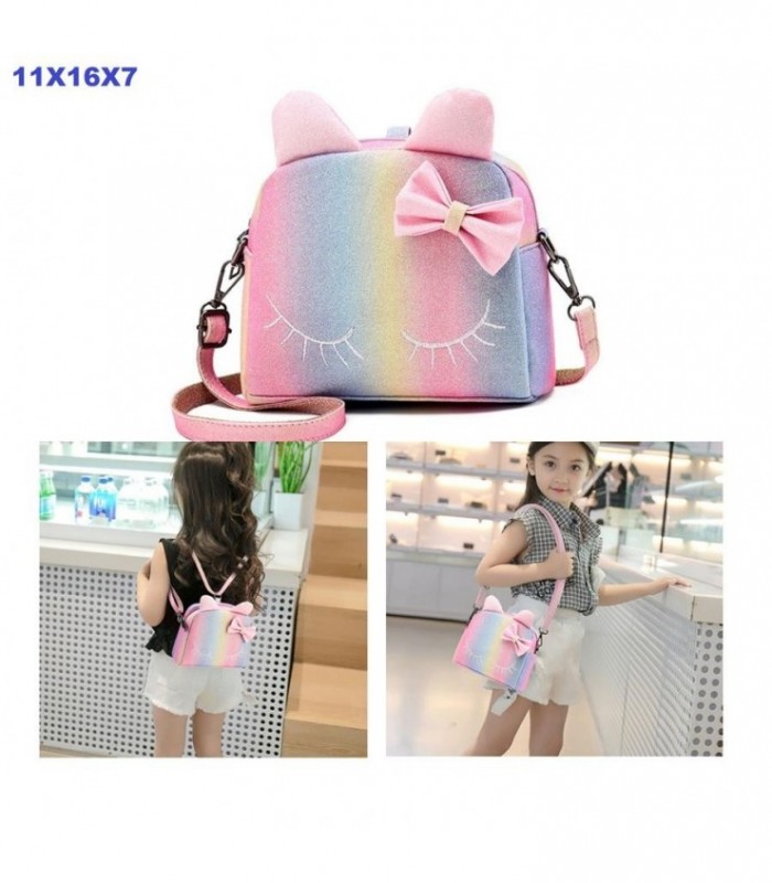 CARTERITA UNICORNIO 11X16X7CM BRILLOSO 131425